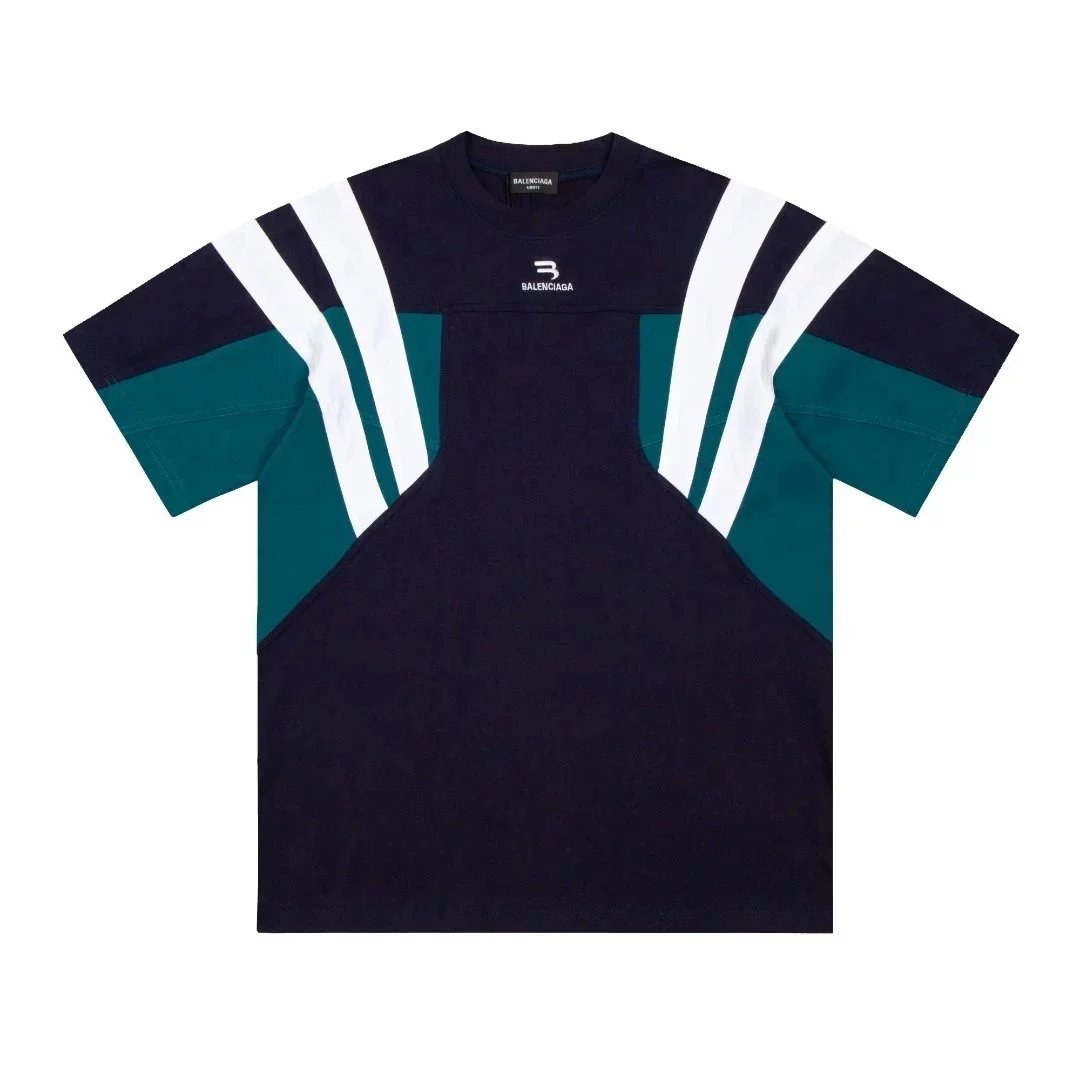 Black blue white stripe 002