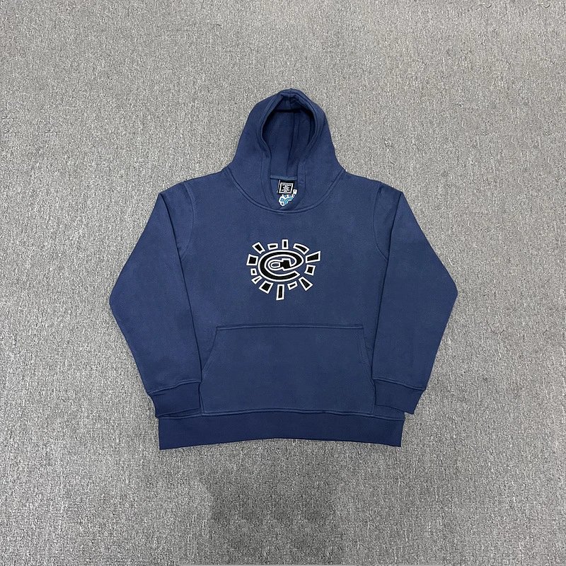 navy blue hoodie