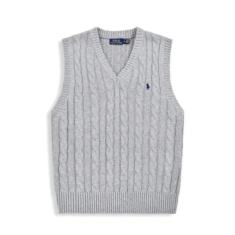 Knitted vest gray