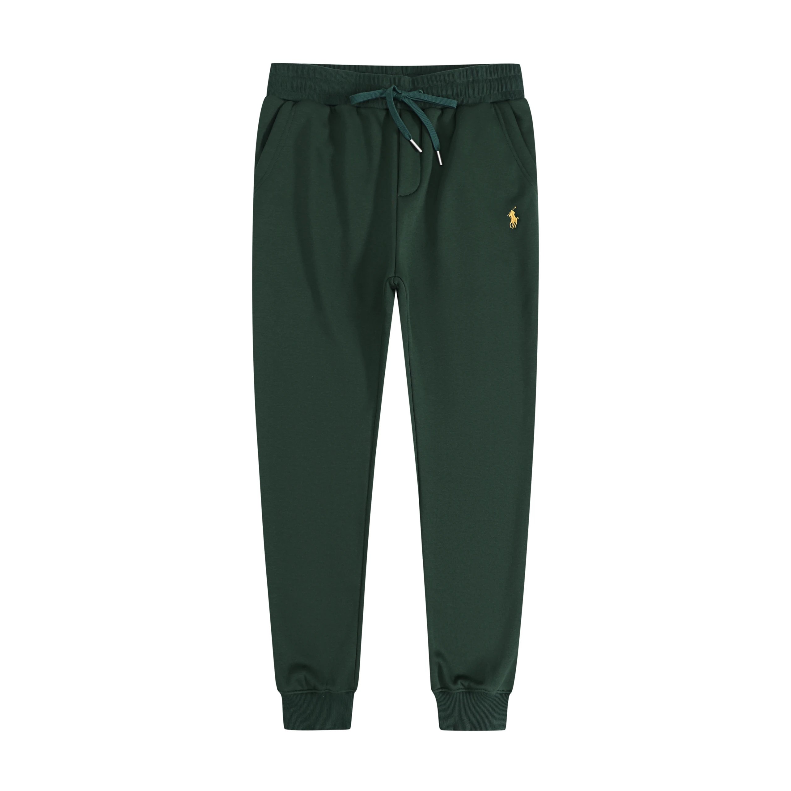Green yellow label pants